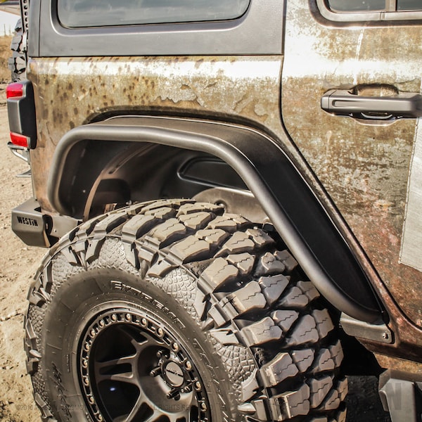 Westin Automotive 18-C WRANGLER JL TRXTURED BLACK REAR TUBE FENDERS 62-1035 - main